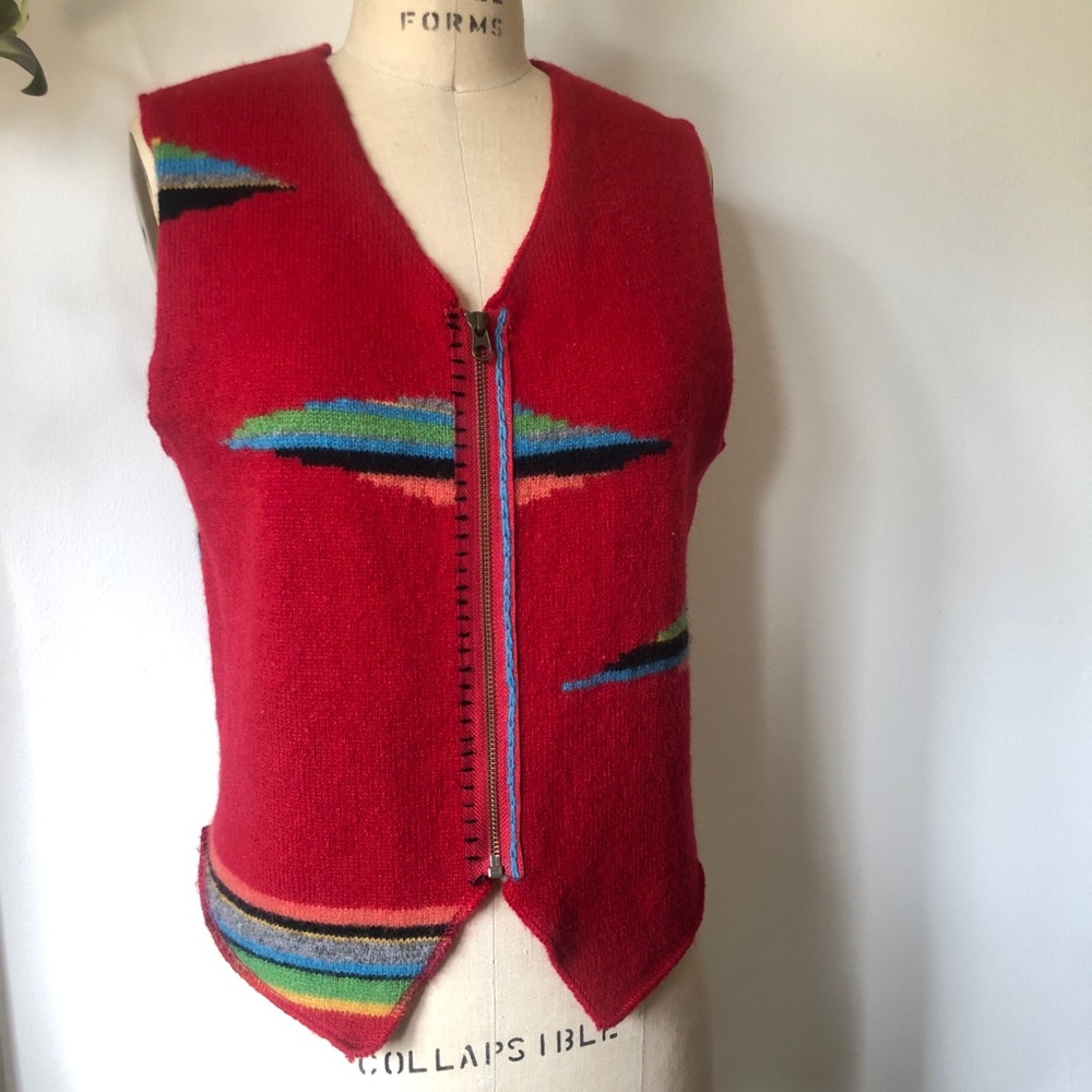 vintage wool vest